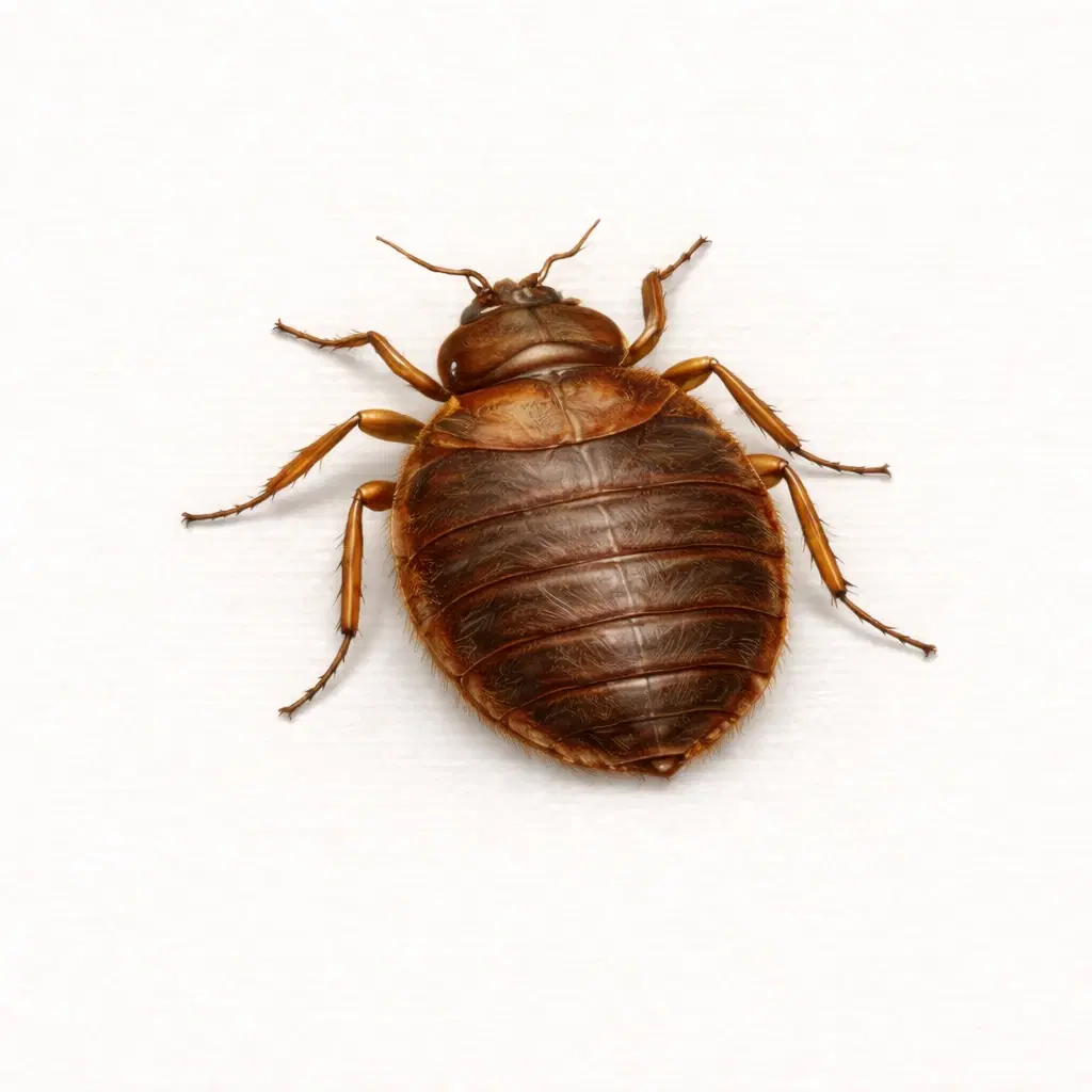 Illustration of bed bugs